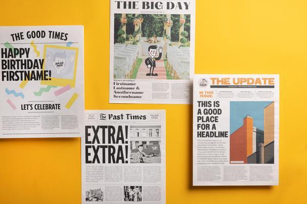 Free Templates To Make Your Own Newspaper In Canva Newspaper Club